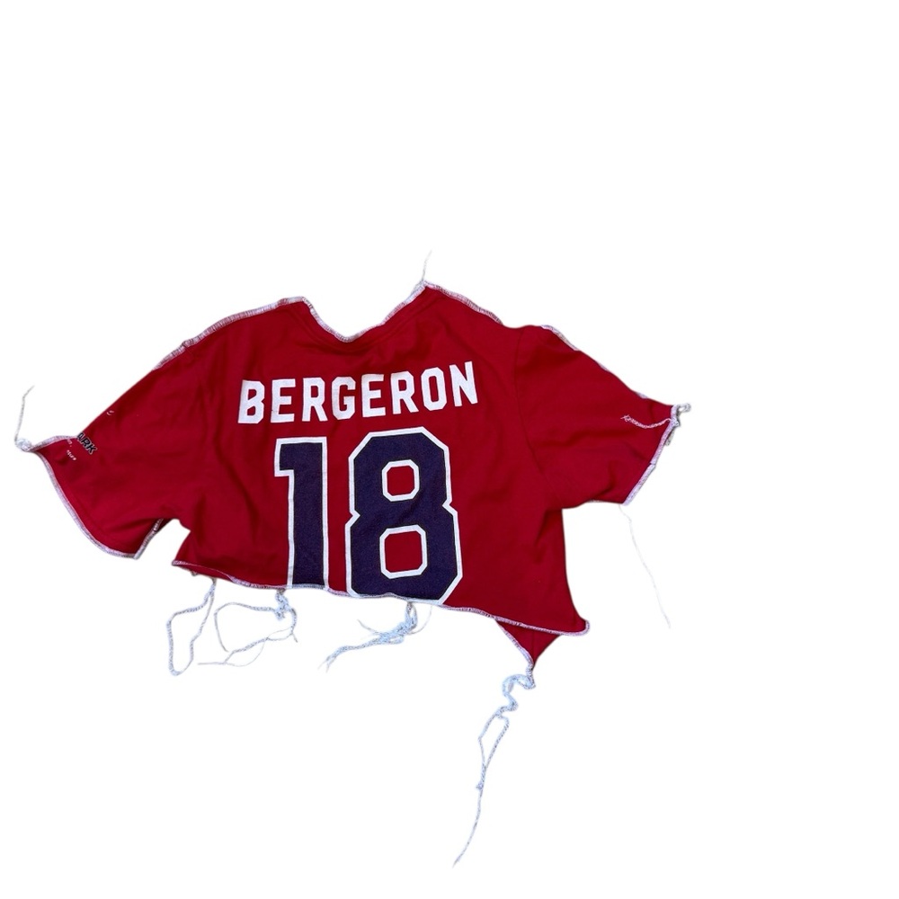 Boston Red Sox Reworked Custom  Crop Top - Picture 4 of 4